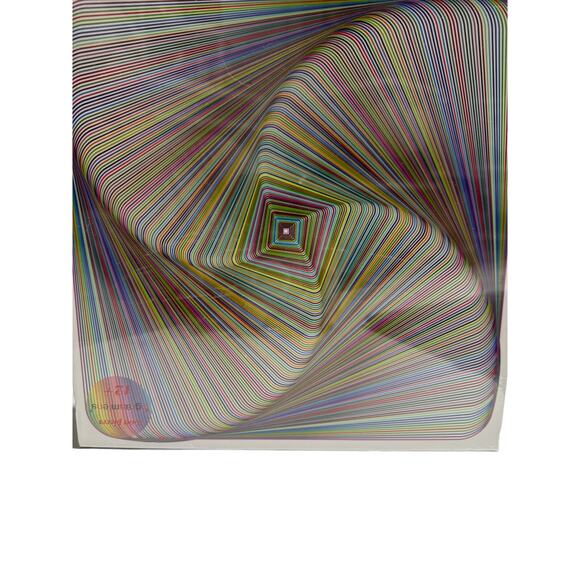 Bgraamiens Twisted 3D Colorful Squares Puzzle NIP - Picture 1 of 5